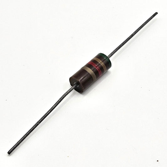 5.1K ohm 2W 5% axial lead resistors lot of 10 new old stock for amplifier and power supply repair