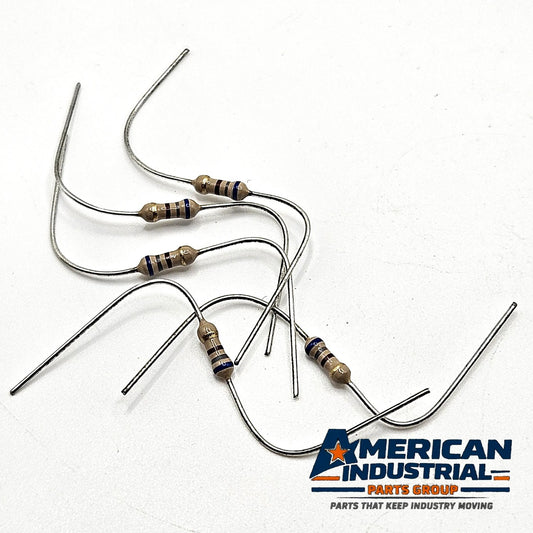 680 ohm 1/4W 5% carbon film axial resistors lot of 5 for circuit repair and vintage electronics restoration