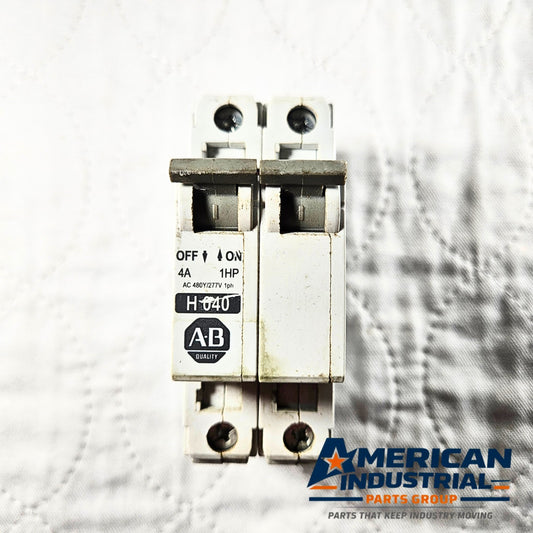 Allen-Bradley 1492-CB2 motor controller circuit breaker 4A 480Y/277V 2-pole for industrial electrical panels and MRO applications