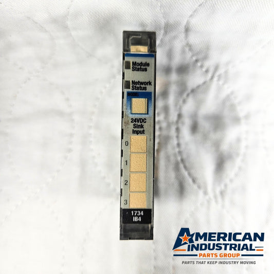 Allen-Bradley 1734-IB4 POINT I/O 4-channel 24VDC sink input module for PLC automation systems and control panels