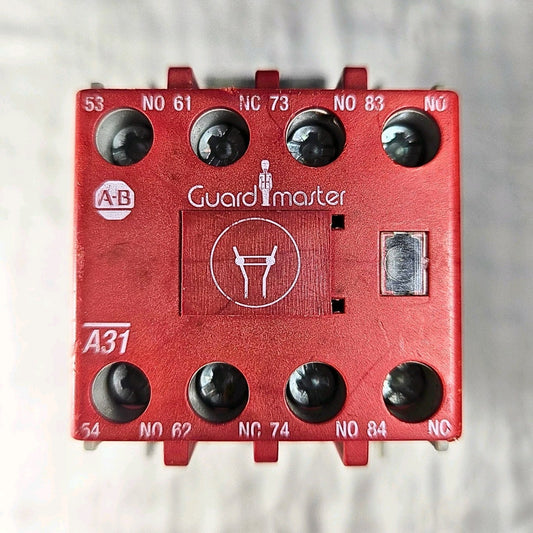 Allen-Bradley Guardmaster A31 700-CF310D 100S-F safety relay for machine safety systems and industrial automation