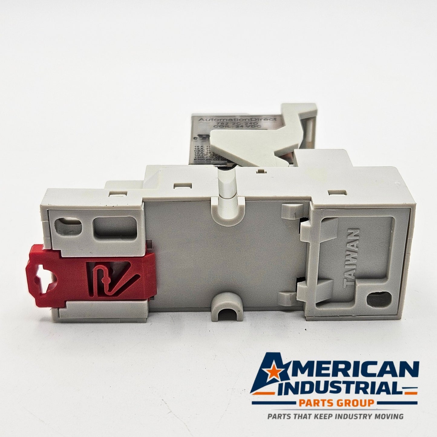 AutomationDirect 782-2C-24D relay with 782-2C-SKT socket base 24VDC 8-pin for industrial control panels and automation systems