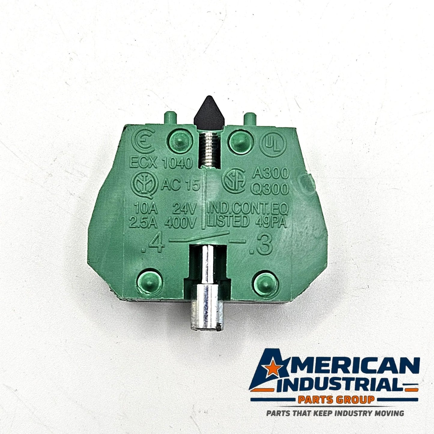 AutomationDirect ECX-1040 22mm 1 N.O. contact block for GCX ECX ECP pushbuttons for industrial control panels