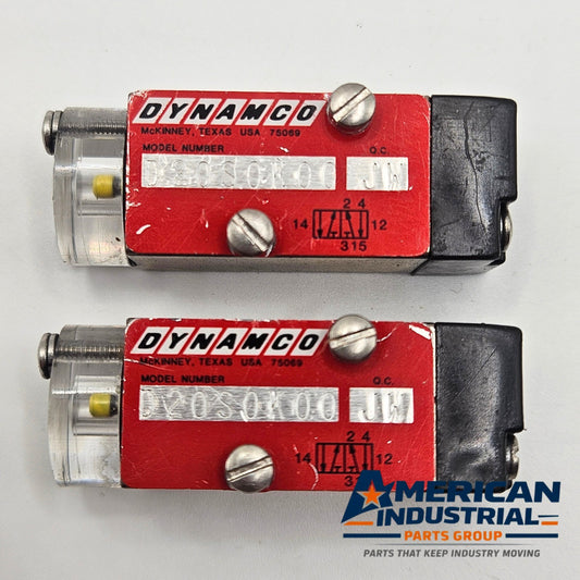Dynamco D20S0K00 JW pneumatic valve for MRO applications. American Industrial Parts Group.