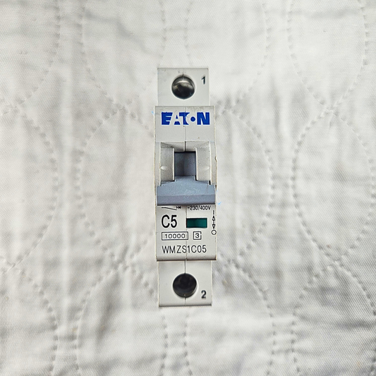 Eaton WMZS1C05 miniature circuit breaker for industrial automation and MRO electrical control panel applications. American Industrial Parts Group.