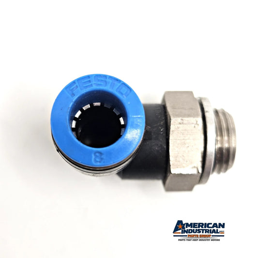Festo QSL-G1/4-8 186120 push-in 90 degree elbow fitting 8mm G1/4 for pneumatic systems