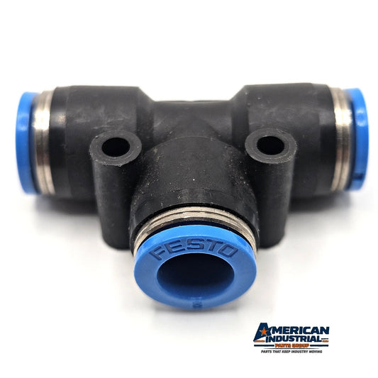 Festo QST-8 153130 push-in pneumatic tee connector 8mm for compressed air systems