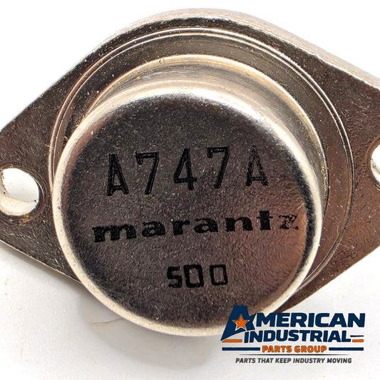 Marantz A747A 2SA747A PNP audio output power transistor TO-3 for vintage receiver repair from American Industrial Parts Group