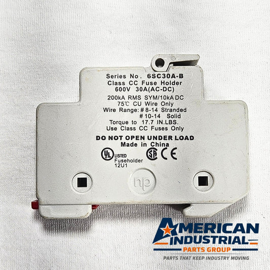 Marathon 6SC30A-B 600V 30A Class CC fuse holder for industrial electrical panels and MRO applications