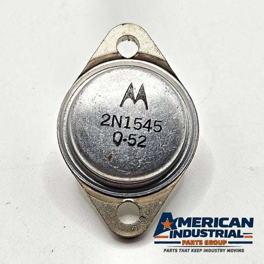 Motorola 2N1545 germanium PNP power transistor TO-3 30V 5A vintage new old stock for amplifier and radio restoration