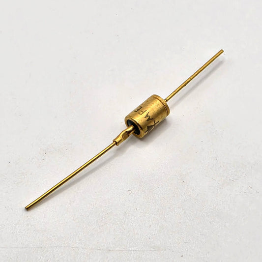 Lot of 10 Motorola axial diodes marked FE 7331 gold metal case for vintage electronics repair from American Industrial Parts Group
