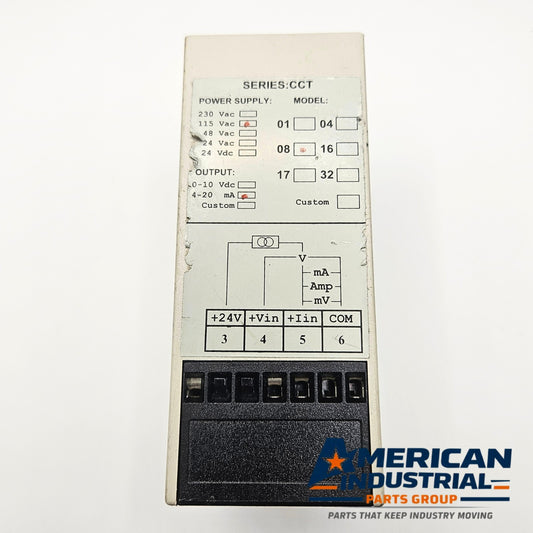 Omega CCT-08 current signal conditioner 115VAC 4-20mA output for industrial automation and process control applications