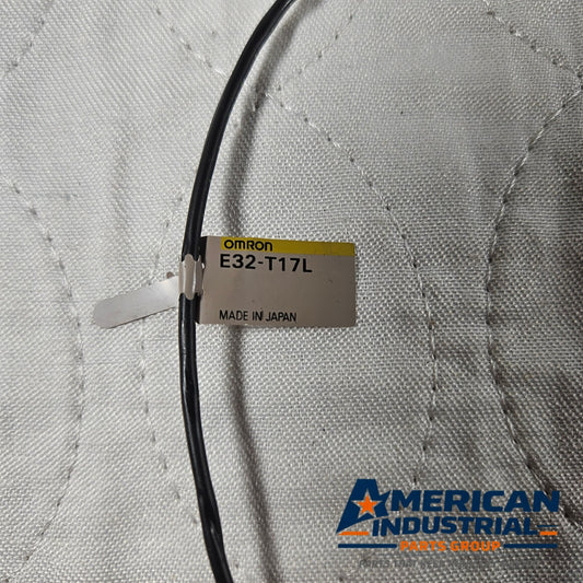 Omron E32-T17L fiber optic photoelectric sensor for industrial automation and machine sensing applications