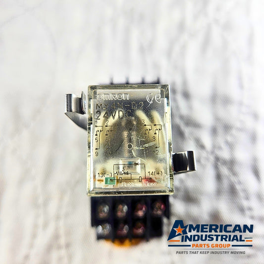 Omron PYXC-A1 industrial relay 5A 250VAC/DC with base for industrial control panels and automation systems