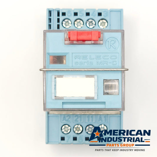Releco C2-A20 X plug-in relay module with MR-C socket for industrial control panels and automation systems