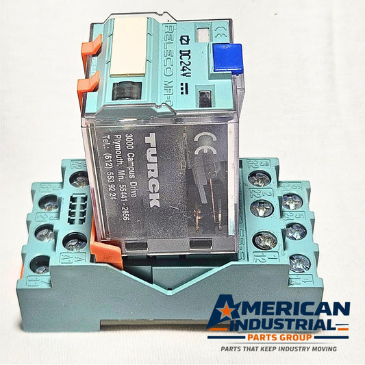 Releco MR-C C5-M10 X 24VDC electromechanical relay DIN rail for industrial control panels and automation systems