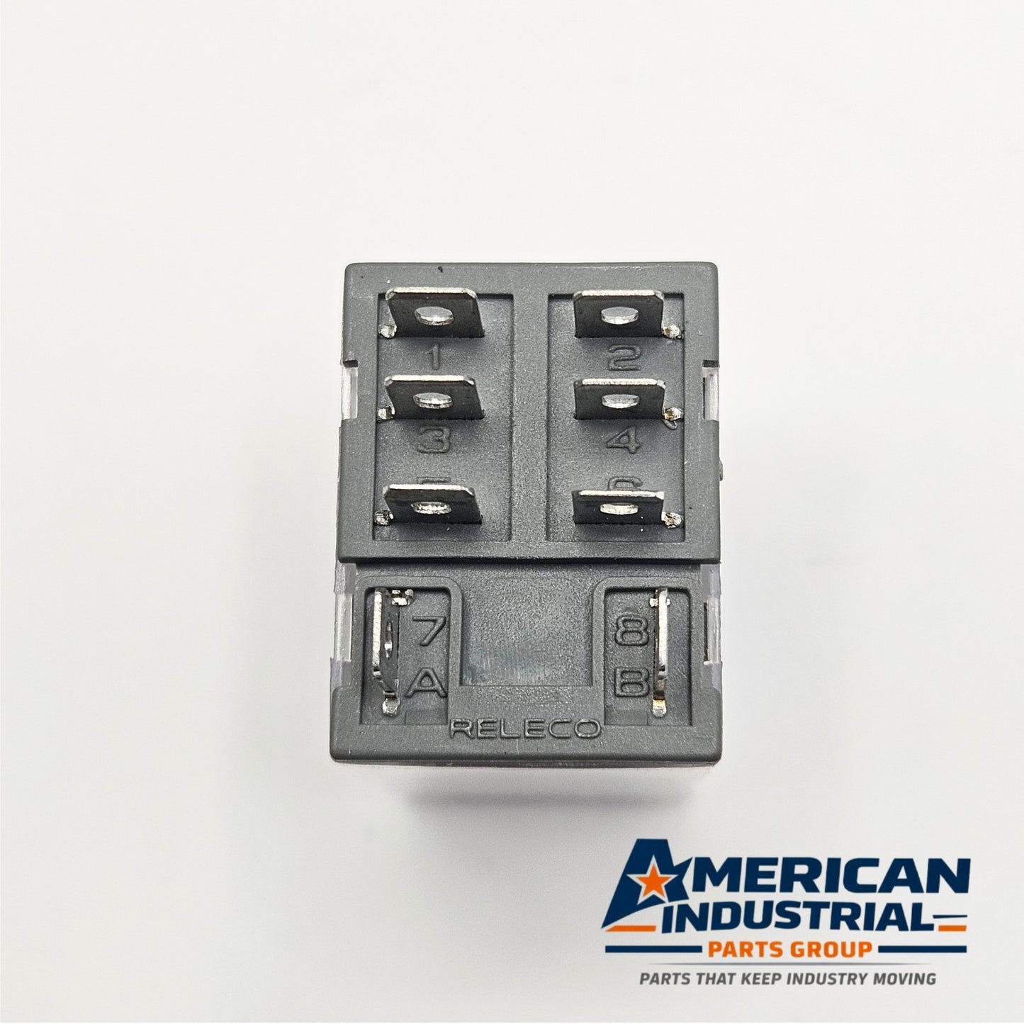 Releco C7-T21X relay 120VAC with S7-MP DIN rail base lot of 5 for industrial control panels and automation systems