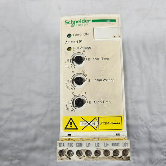 Schneider Electric Altistart ATS01N212RT soft starter 480V for motor control and industrial automation systems