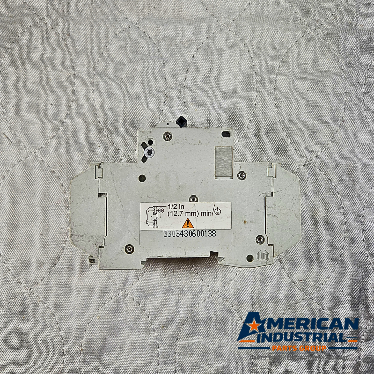 Schneider Electric Multi 9 C60 circuit breaker with auxiliary contact for industrial automation and MRO electrical panel applications. American Industrial Parts Group.