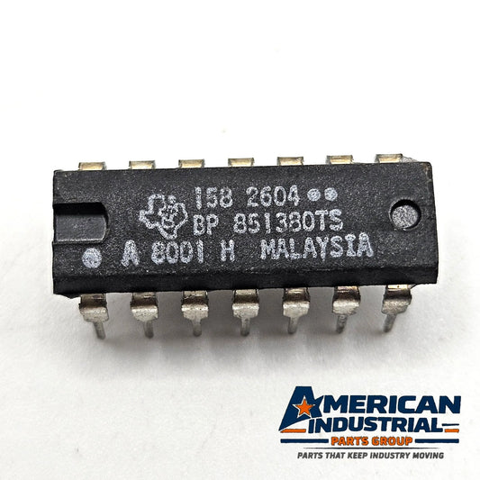Texas Instruments 8513807S 158-2604 14-pin DIP integrated circuit new old stock for vintage electronics repair and board restoration