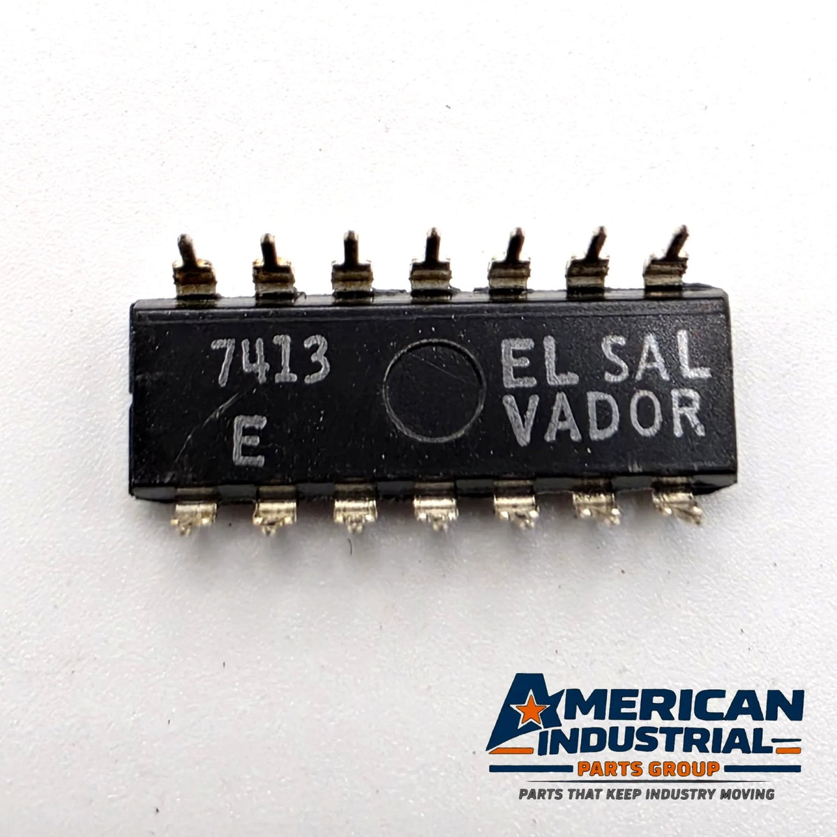 Lot of 10 Texas Instruments SN7413N dual 4-input NAND Schmitt triggers TTL DIP-14 for vintage logic repair from American Industrial Parts Group