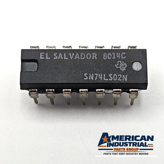 Texas Instruments SN74LS02N quad 2-input NOR gate 74LS TTL DIP-14 vintage new old stock for legacy logic repair