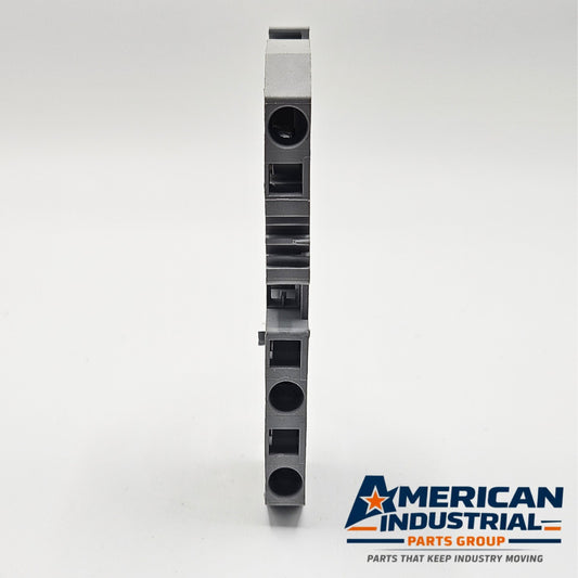 WAGO 282 terminal block side view for industrial automation and MRO panel wiring applications. American Industrial Parts Group.