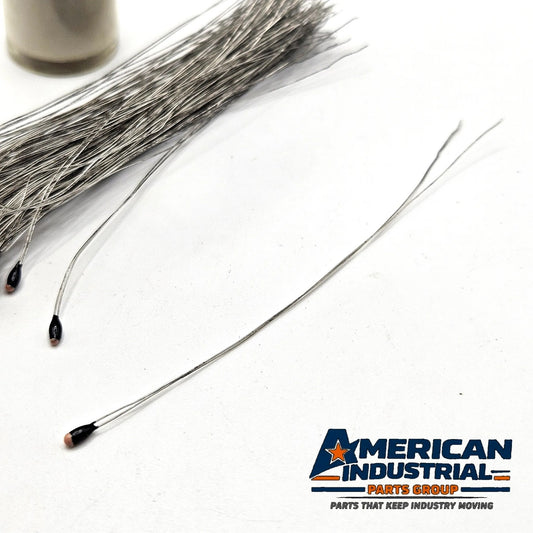 Lot of 100 YSI 44003A precision NTC thermistors 1000 ohm at 25C with 32 AWG leads for temperature measurement and instrumentation