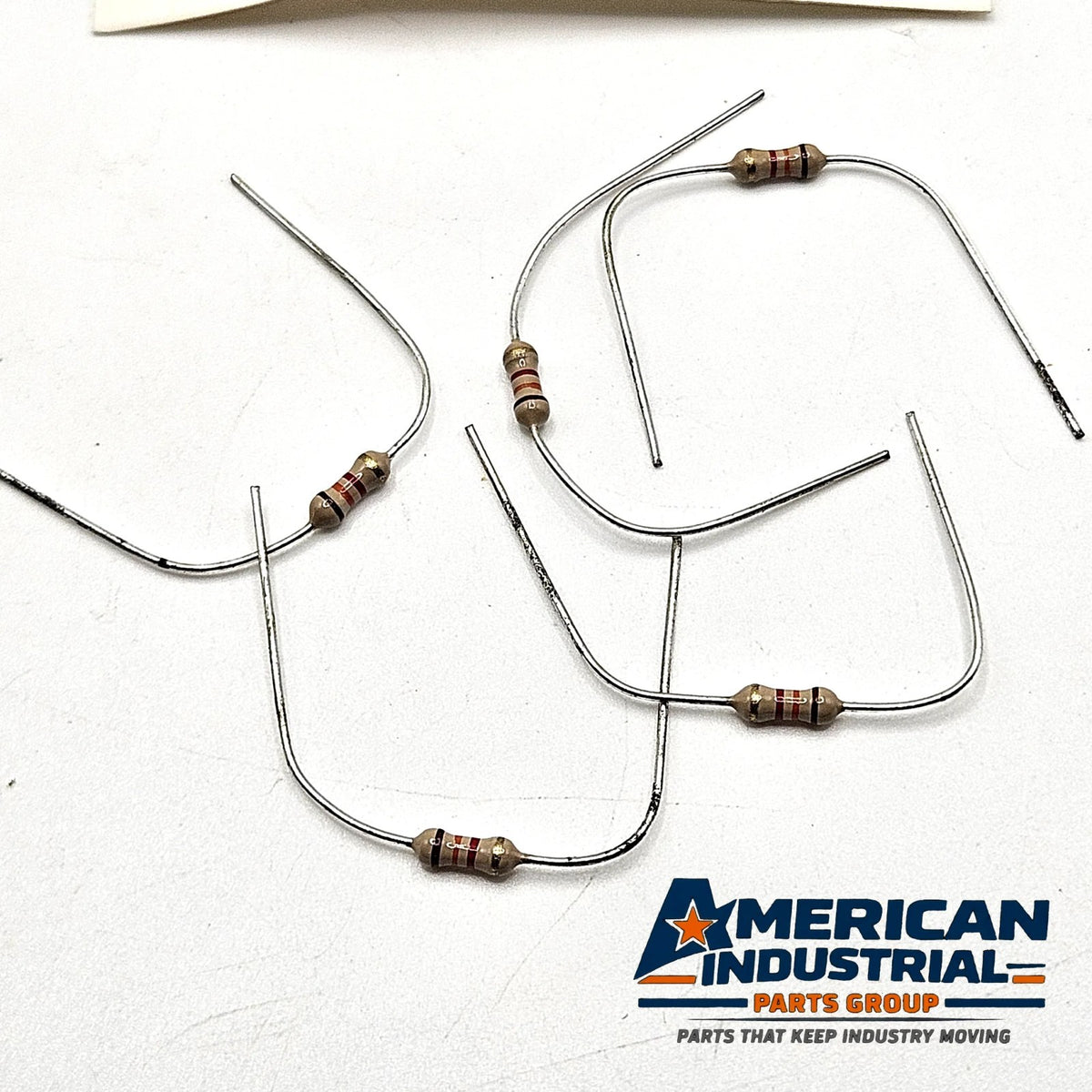 1.3K ohm 1/4W 5% carbon film axial resistors lot of 5 for circuit repair and vintage electronics restoration