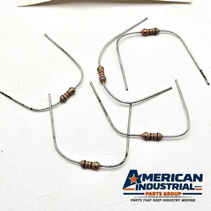 1.3K ohm 1/4W 5% carbon film axial resistors lot of 5 for circuit repair and vintage electronics restoration