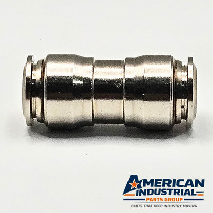 12mm brass push-to-connect union tube fitting pneumatic connector for pneumatic automation systems and industrial applications