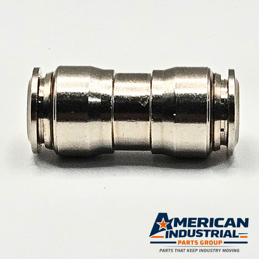 12mm brass push-to-connect union tube fitting pneumatic connector for pneumatic automation systems and industrial applications