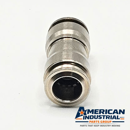 12mm brass push-to-connect union tube fitting pneumatic connector for pneumatic automation systems and industrial applications