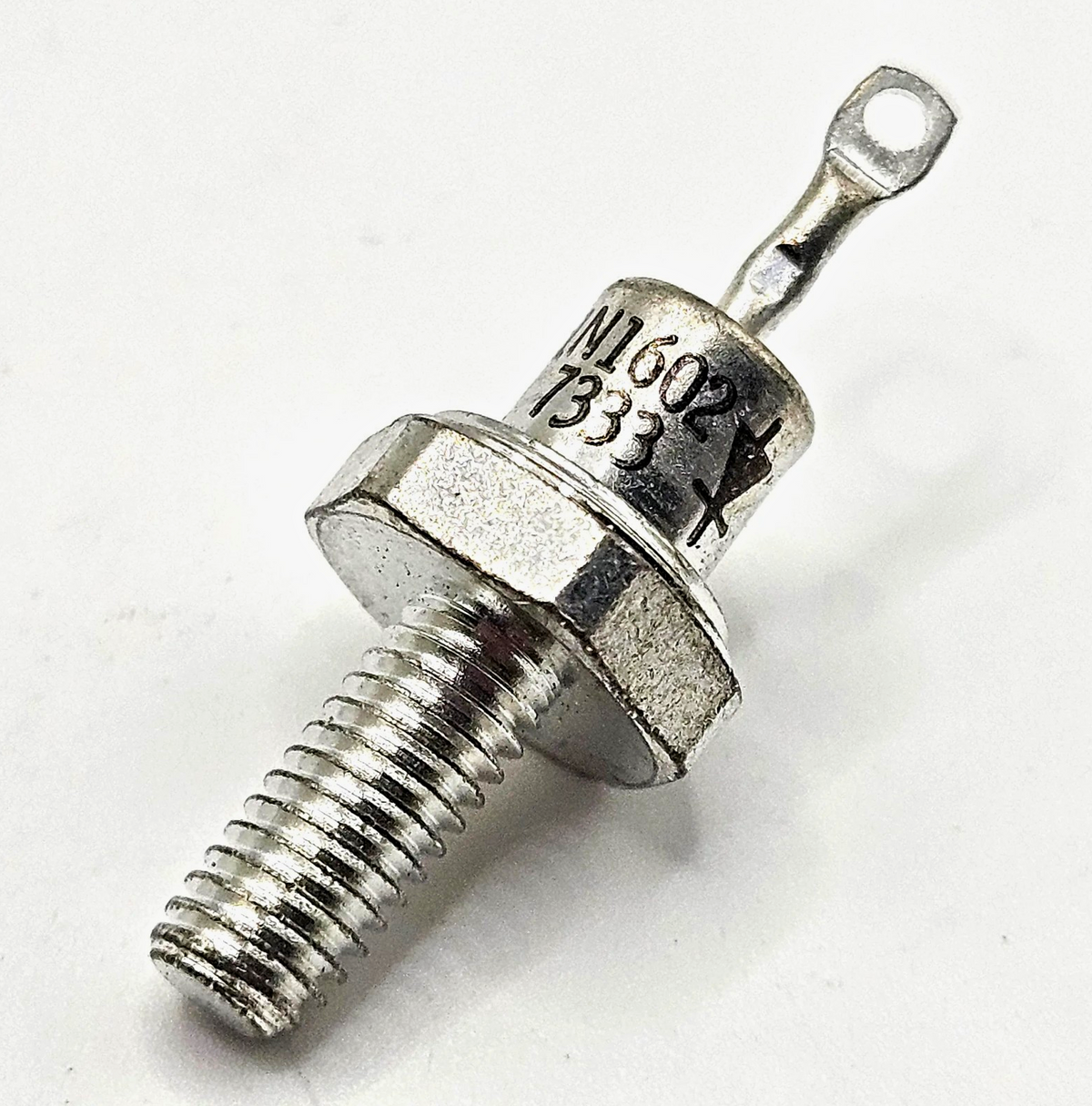 1N1602 6.8V 10W stud-mount zener diode DO-4 cathode to stud NTE5181AK equivalent for power supply and voltage regulator repair