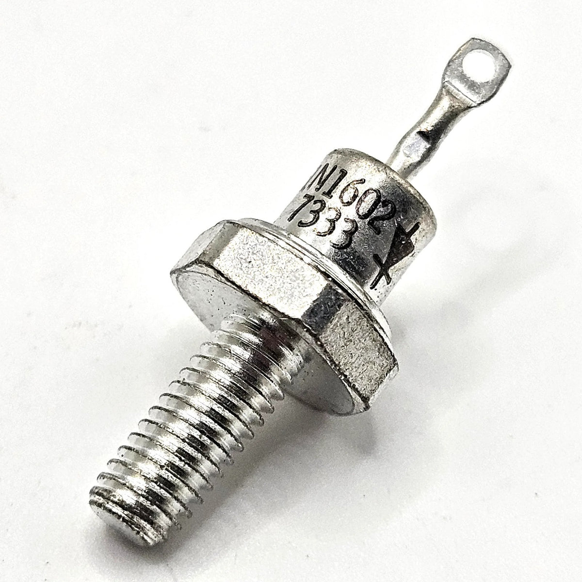 Lot of 10 1N1602 6.8V 10W stud-mount zener diode DO-4 cathode to stud NTE5181AK equivalent for power supply and voltage regulator repair