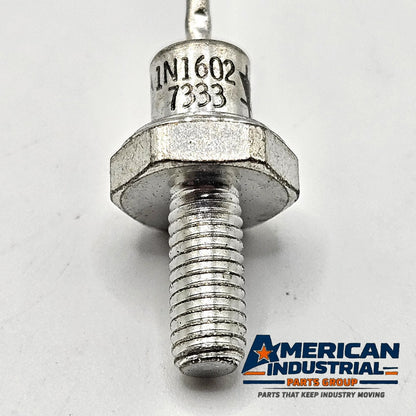 Lot of 10 1N1602 6.8V 10W stud-mount zener diode DO-4 cathode to stud NTE5181AK equivalent for power supply and voltage regulator repair