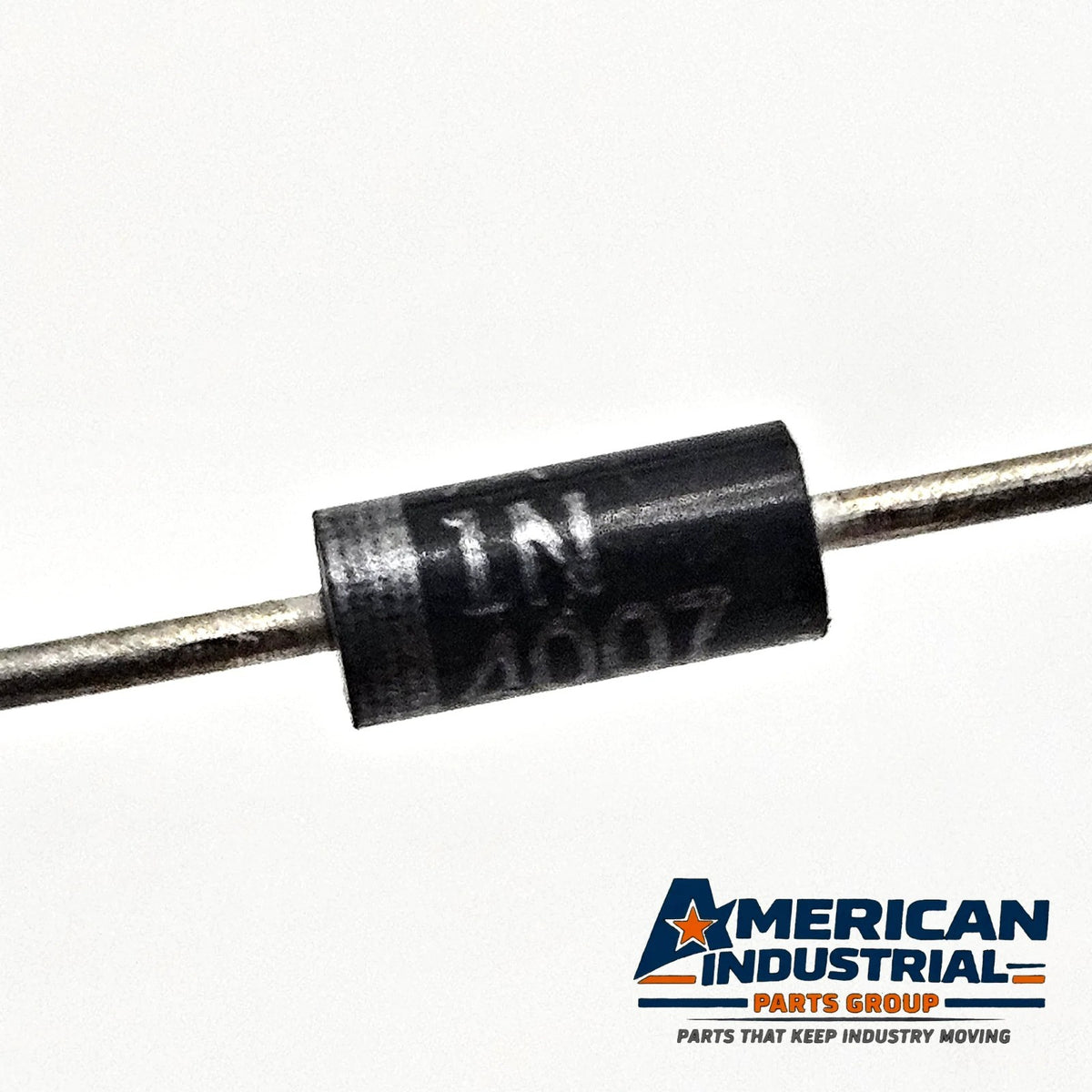 Lot of 10 1N4008 rectifier diodes 1A 1200V DO-41 for power supply and electronic repair from American Industrial Parts Group