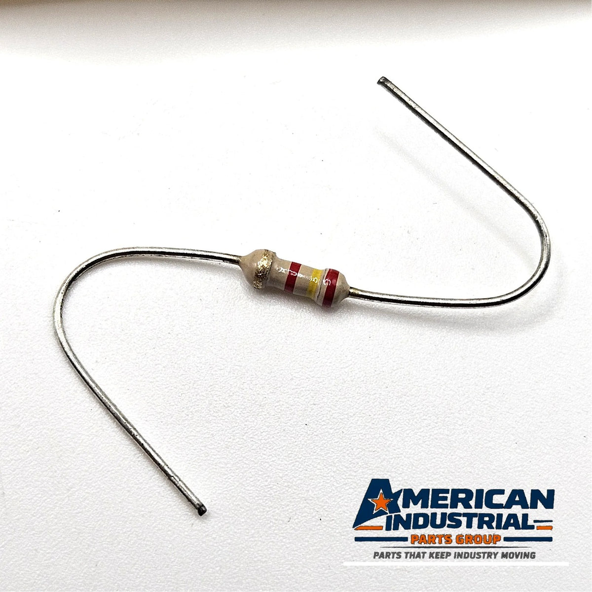 Lot of 3 2.4K ohm 1/4W 5% carbon film axial resistors for circuit repair and vintage electronics restoration