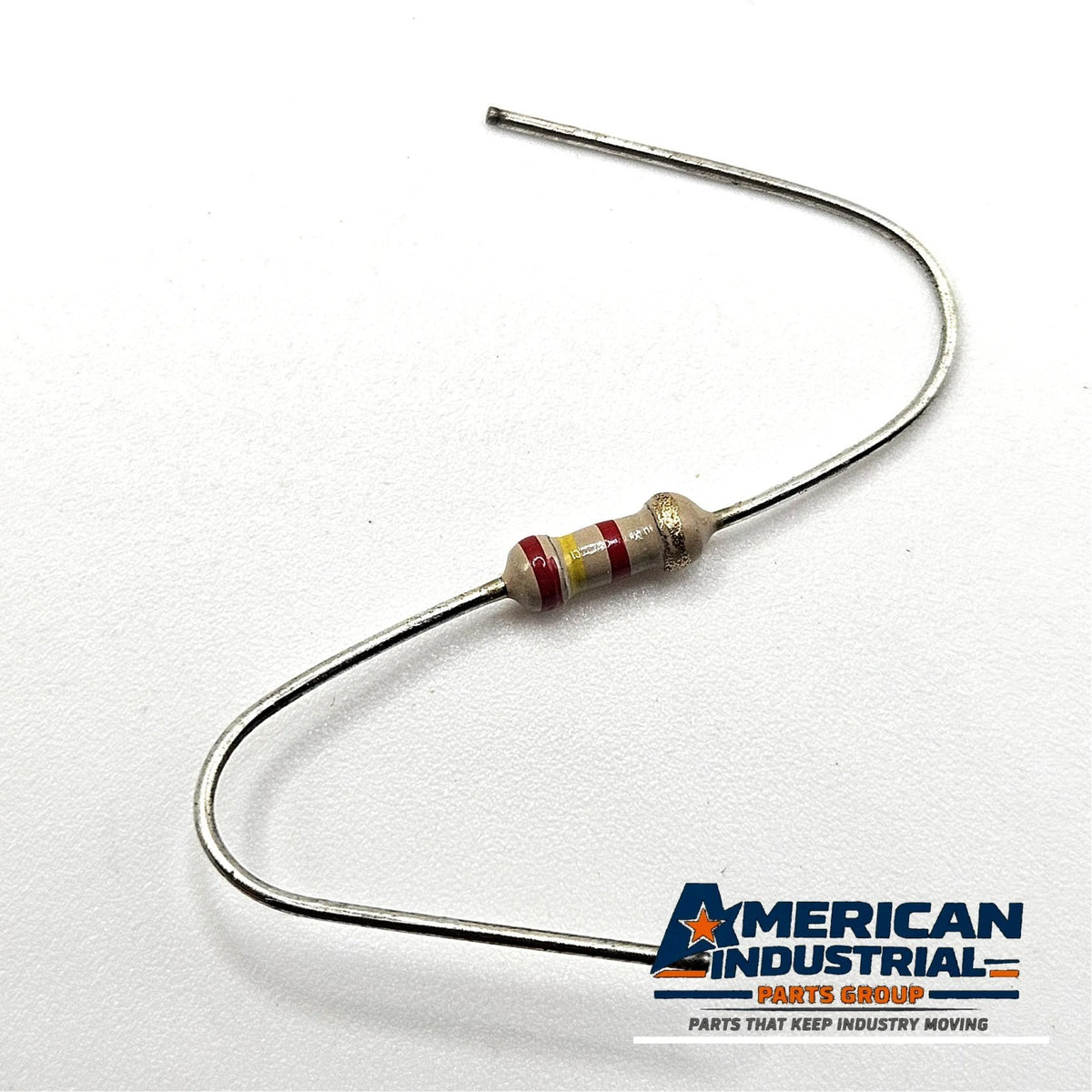 Lot of 3 2.4K ohm 1/4W 5% carbon film axial resistors for circuit repair and vintage electronics restoration