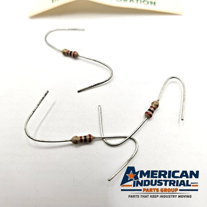 2K ohm 1/4W 5% carbon film axial resistors lot of 3 for circuit repair and vintage electronics restoration