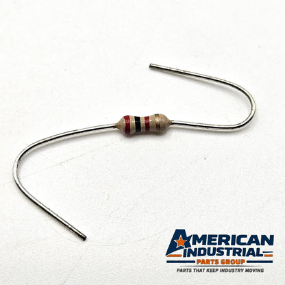 2K ohm 1/4W 5% carbon film axial resistors lot of 3 for circuit repair and vintage electronics restoration