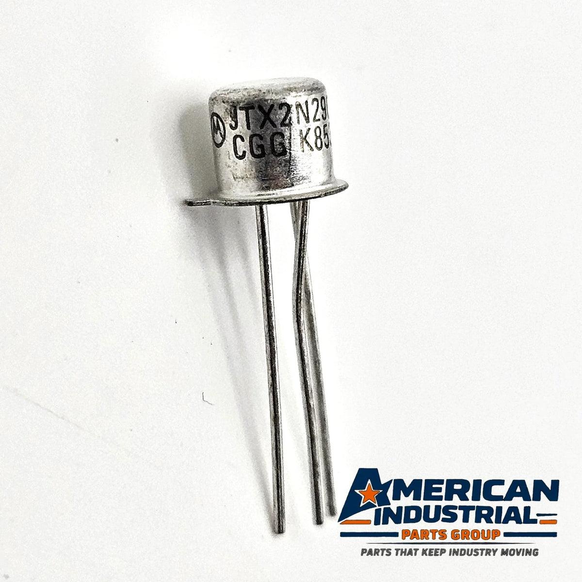 2N2907A PNP silicon transistor TO-18 metal can 60V 600mA for electronic repair from American Industrial Parts Group