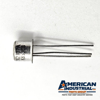 2N2907A PNP silicon transistor TO-18 metal can 60V 600mA for electronic repair from American Industrial Parts Group