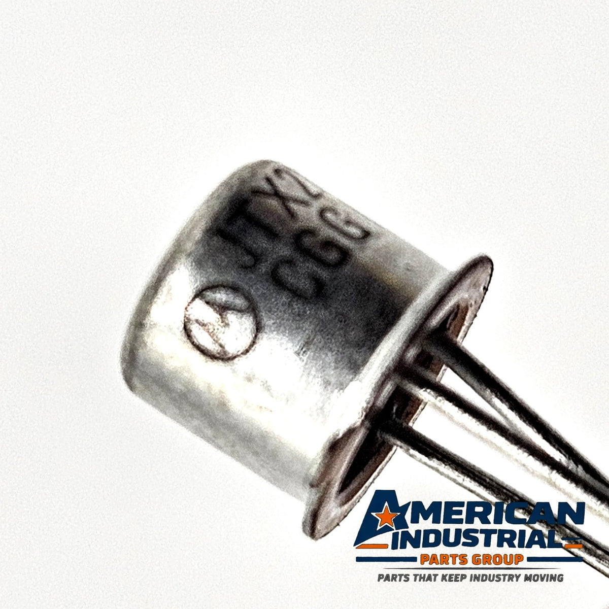 2N2907A PNP silicon transistor TO-18 metal can 60V 600mA for electronic repair from American Industrial Parts Group