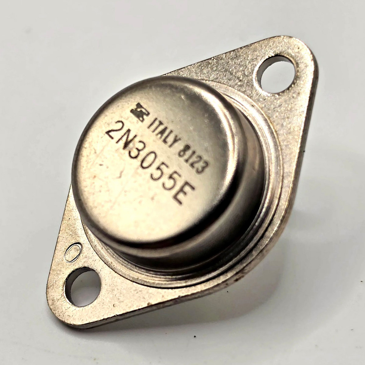 2N3055E NPN power transistor TO-3 15A 60V 115W made in Italy for power supply and amplifier repair from American Industrial Parts Group