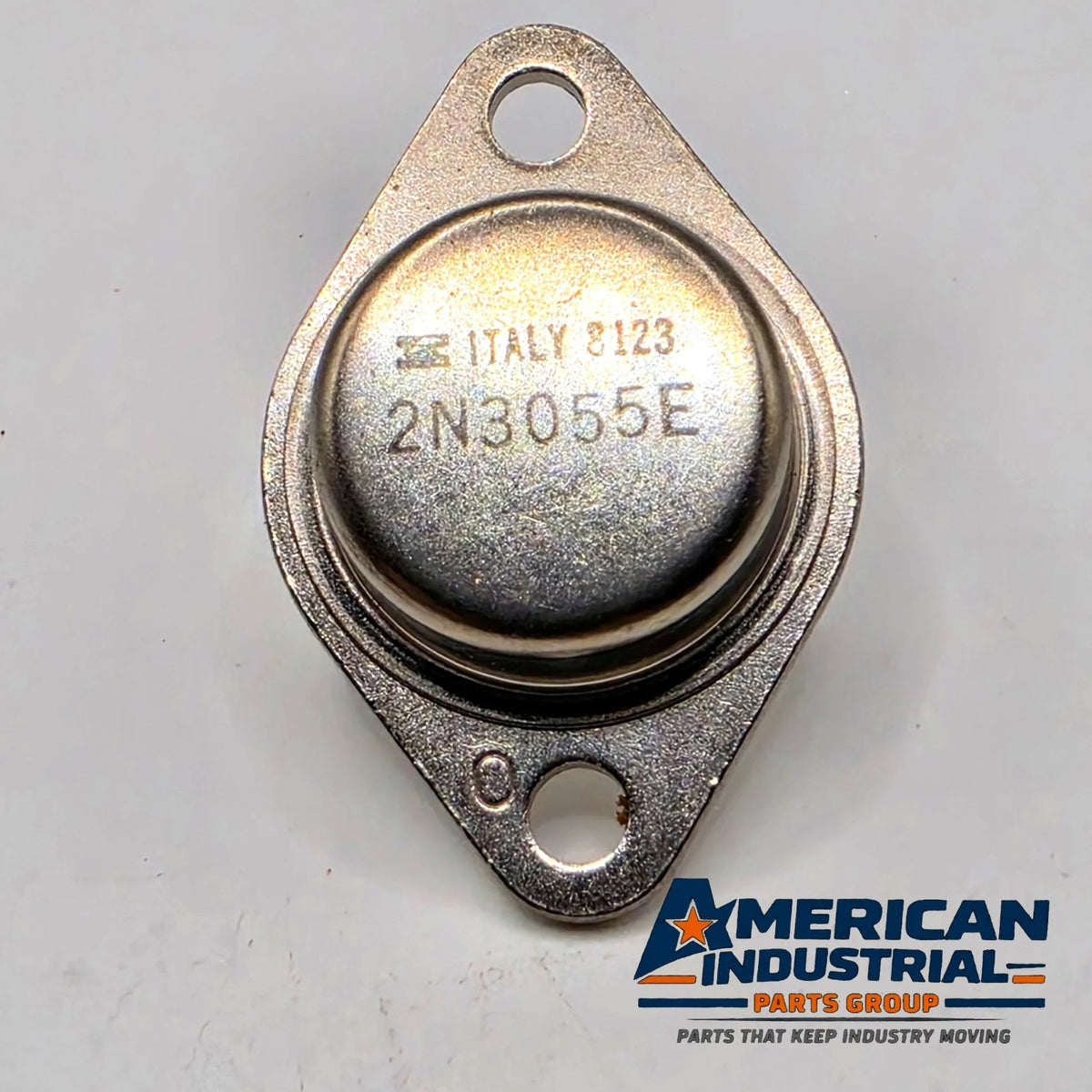 Lot of 10 2N3055E NPN power transistors TO-3 15A 60V 115W for power supply and amplifier repair from American Industrial Parts Group