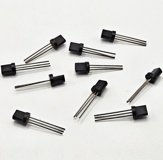 Lot of 10 2N3391 NPN silicon general purpose transistors TO-92 25V 500mA for vintage electronics and audio repair