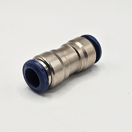 3/8 inch push-to-connect pneumatic tube union fitting for pneumatic automation systems and industrial applications
