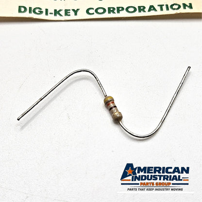 Lot of 4 430 ohm 1/4W 5% carbon film axial resistors new old stock for circuit repair and vintage electronics restoration