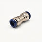5/16 inch push-to-connect pneumatic tube union fitting overview, industrial automation MRO air line connector component. American Industrial Parts Group.